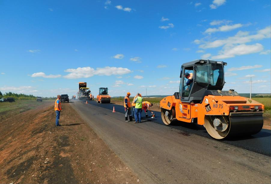 В Оренбургской области при ремонте дорог используются новейшие технологии 